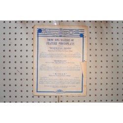 1928 - Redskin theme song - Sheet Music