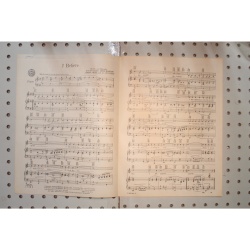 1952 - I believe Frankie Laine - Sheet Music