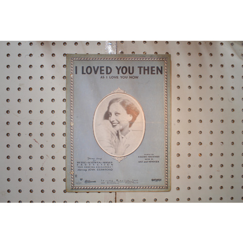 1928 - I love you then Joan Crawford - Sheet Music