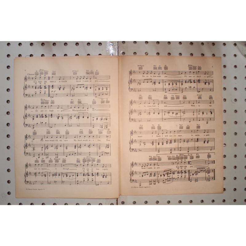 1940 - Ill never smile again Tommy Dorsey - Sheet Music