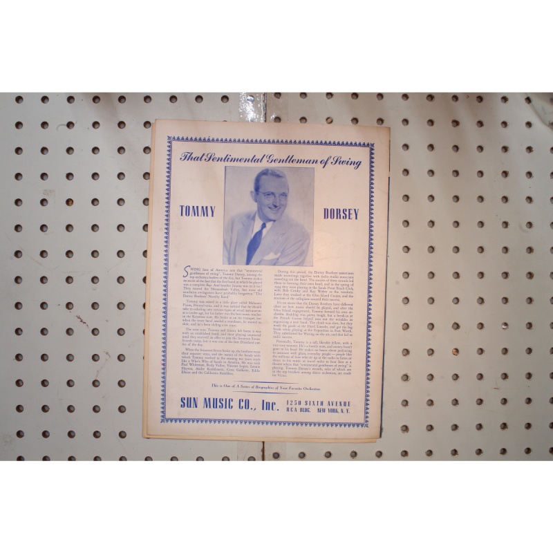 1940 - Ill never smile again Tommy Dorsey - Sheet Music