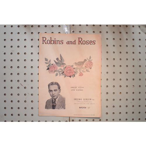 1936 - Robins and roses Irving Berlin inc - Sheet Music