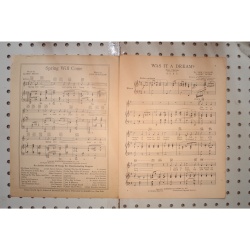 1928 - What is a dream - Sheet Music