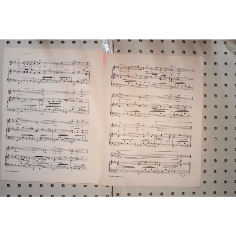 1953 - Bubbles bangles and beads kismet - Sheet Music