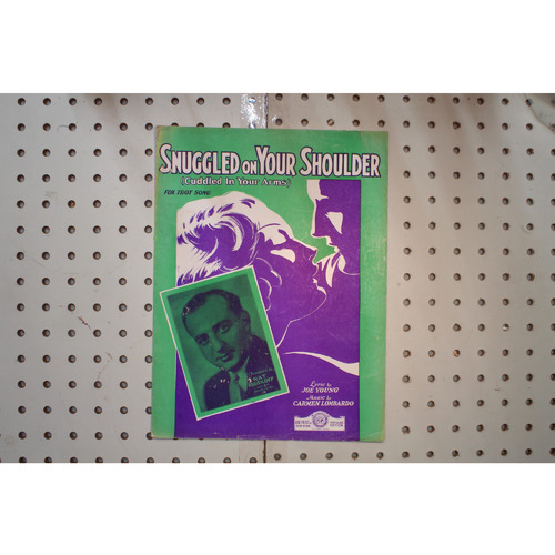 1932 - Snuggled on your shoulder - Sheet Music
