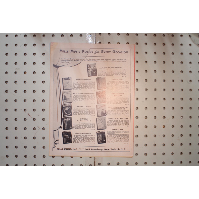 1948 - All my love French title bolero - Sheet Music