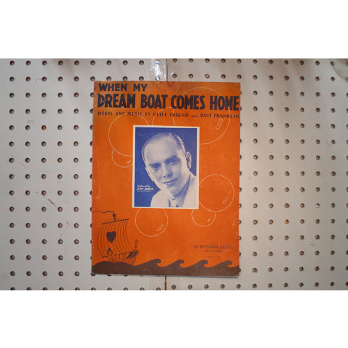 1936 - When my dreamboat comes home - Sheet Music