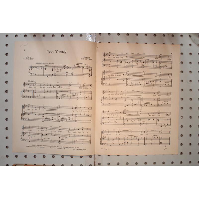 1951 - Two young - Sheet Music