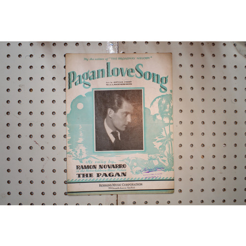1929 - Pagan love song - Sheet Music