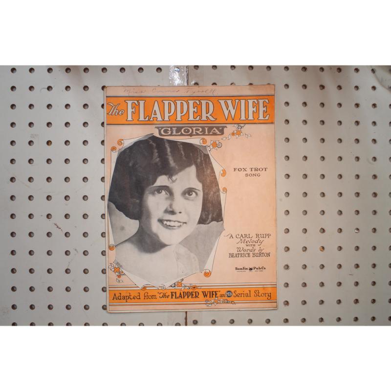 1925 - The flapper wife Gloria - Sheet Music