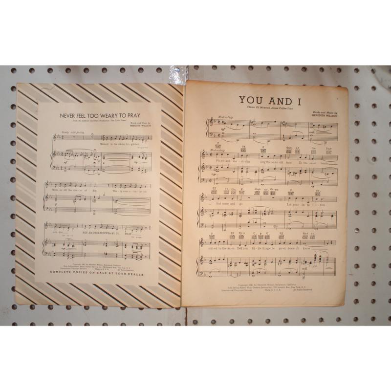1941 - You and I Glenn Miller - Sheet Music