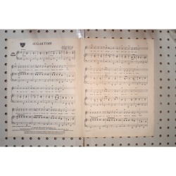 1956 - Sugar time McGuire sisters - Sheet Music