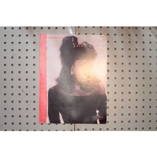 1987 - I live for your love Natalie Cole - Sheet Music