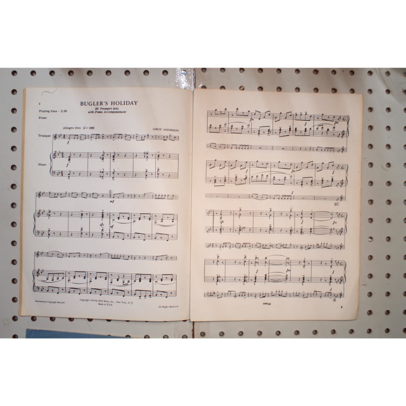 1954 - Buglers holiday Leroy Anderson - Sheet Music