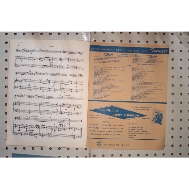1954 - Buglers holiday Leroy Anderson - Sheet Music