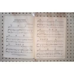 1981 - Arthur Christopher Cross theme best that you can do - Sheet Music
