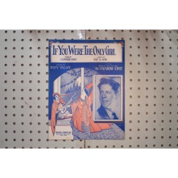 1929 - If you are the only girl Rudy Vallee - Sheet Music