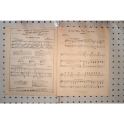 1929 - If you are the only girl Rudy Vallee - Sheet Music