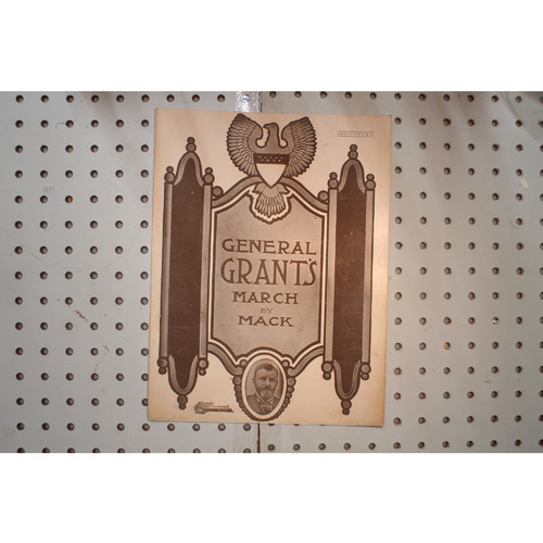 1924 - Gen. grants March by Mack - Sheet Music