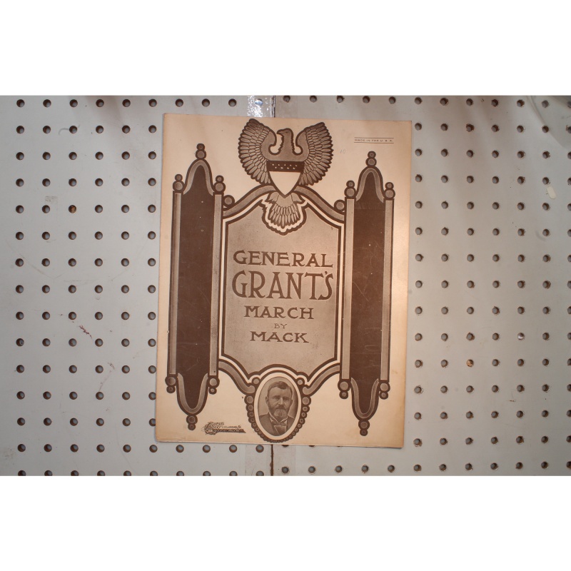 1924 - Gen. grants March by Mack - Sheet Music