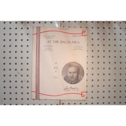 1936 - At the balalaika Nelson Eddy - Sheet Music
