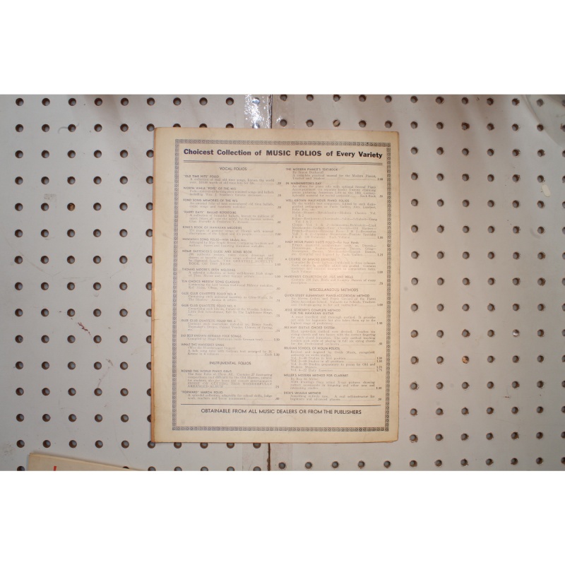 1932 - Play fiddle play - Sheet Music