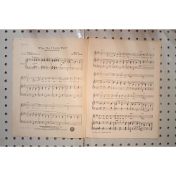 1927 - Why do I love you Showboat - Sheet Music