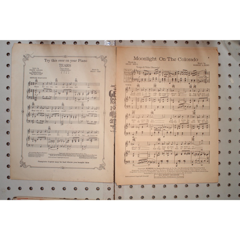 1930 - Moonlight on the Colorado - Sheet Music