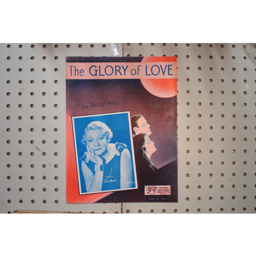 1936 - The glory of love Sophie Tucker - Sheet Music