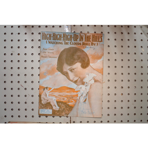 1926 - High High High  up in the hills - Sheet Music