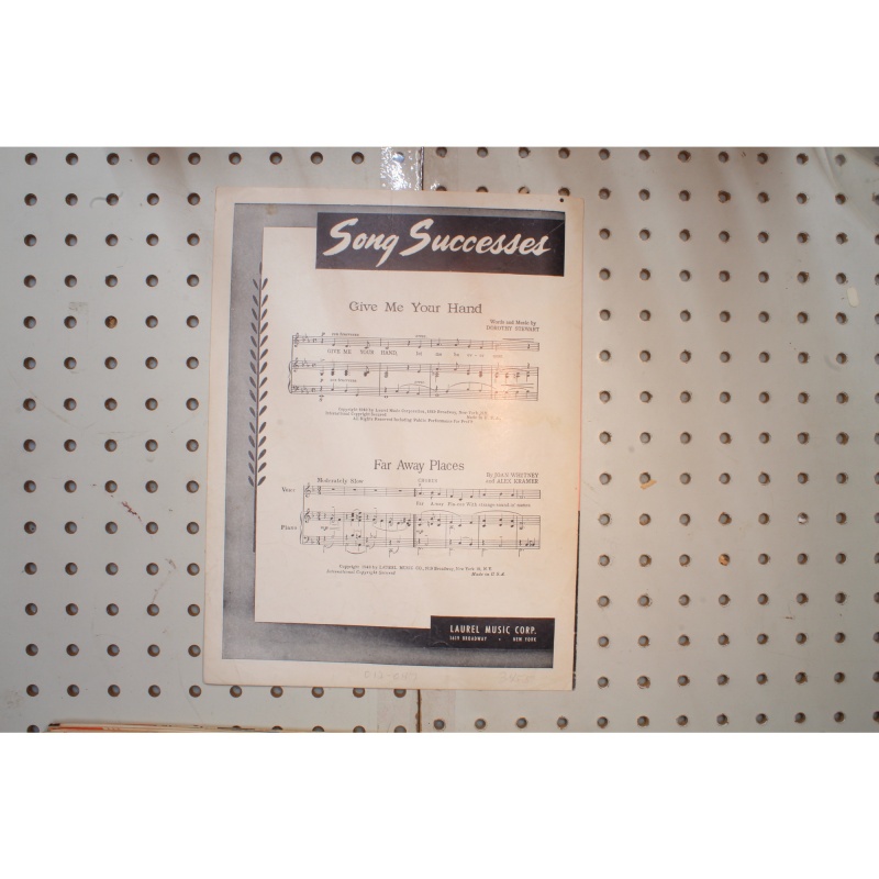 1950 - Dearie from the Copacabana show - Sheet Music