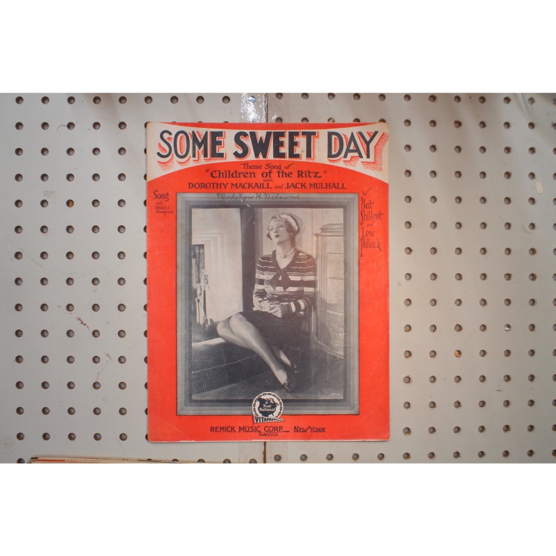 1929 - Some sweet day children of the Ritz - Sheet Music
