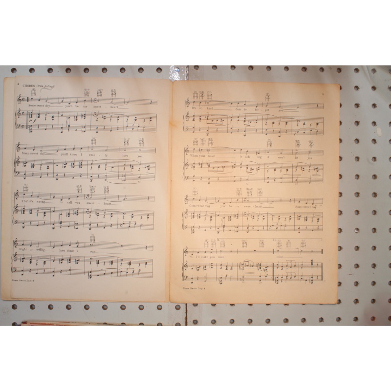 1929 - Some sweet day children of the Ritz - Sheet Music