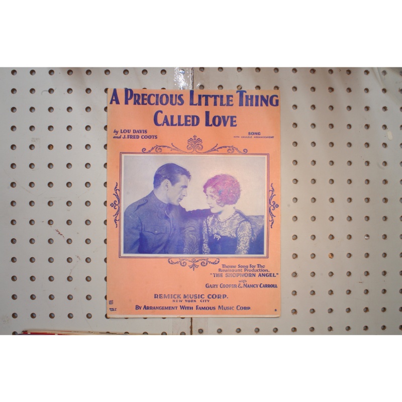 1928 - A precious little thing called love - Sheet Music