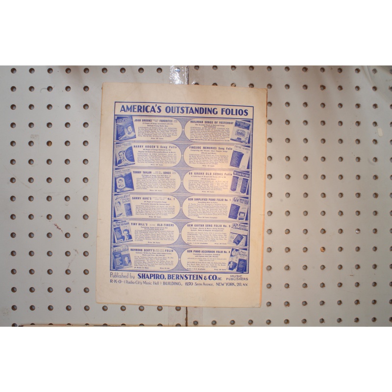 1937 - Somebody else is taking my place semi Kaye - Sheet Music