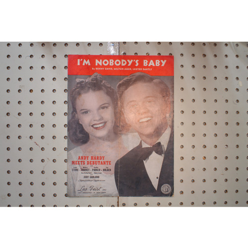 1921 - Im nobodys baby Andy Hardy - Sheet Music