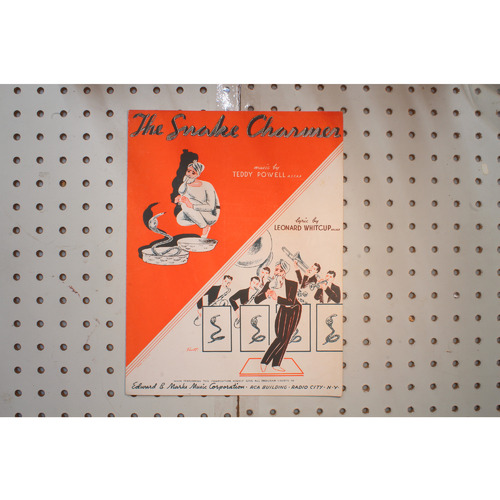 1937 - The snake charmer - Sheet Music