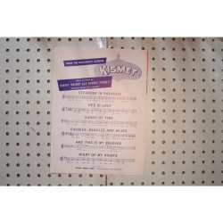 1954 - Hey there the pajama game - Sheet Music