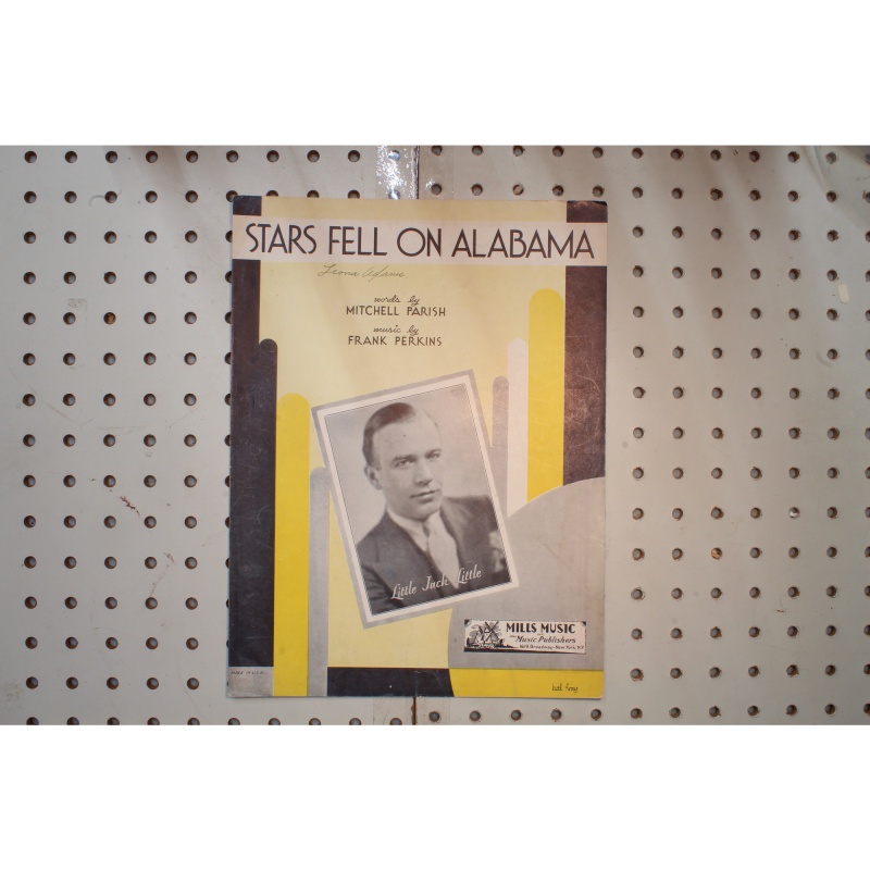 1934 - Stars fell on Alabama little Jack little - Sheet Music