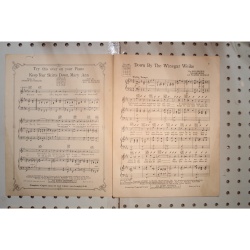1925 - Down by the Winegar Woiks vinegar works - Sheet Music