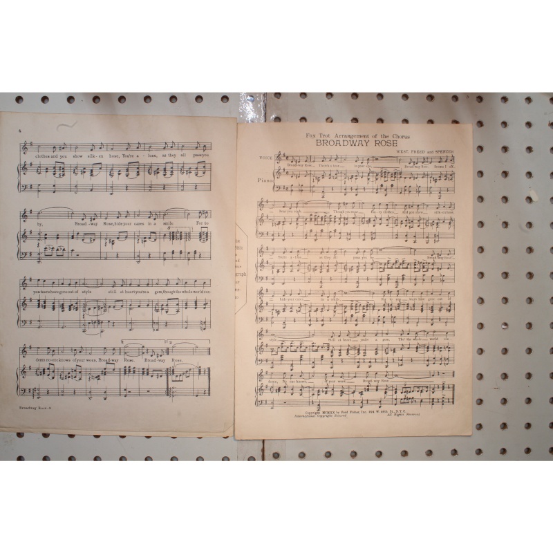 1920 - Broadway rose - Sheet Music