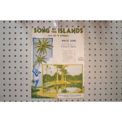 1932 - Song of the island waltz - Sheet Music