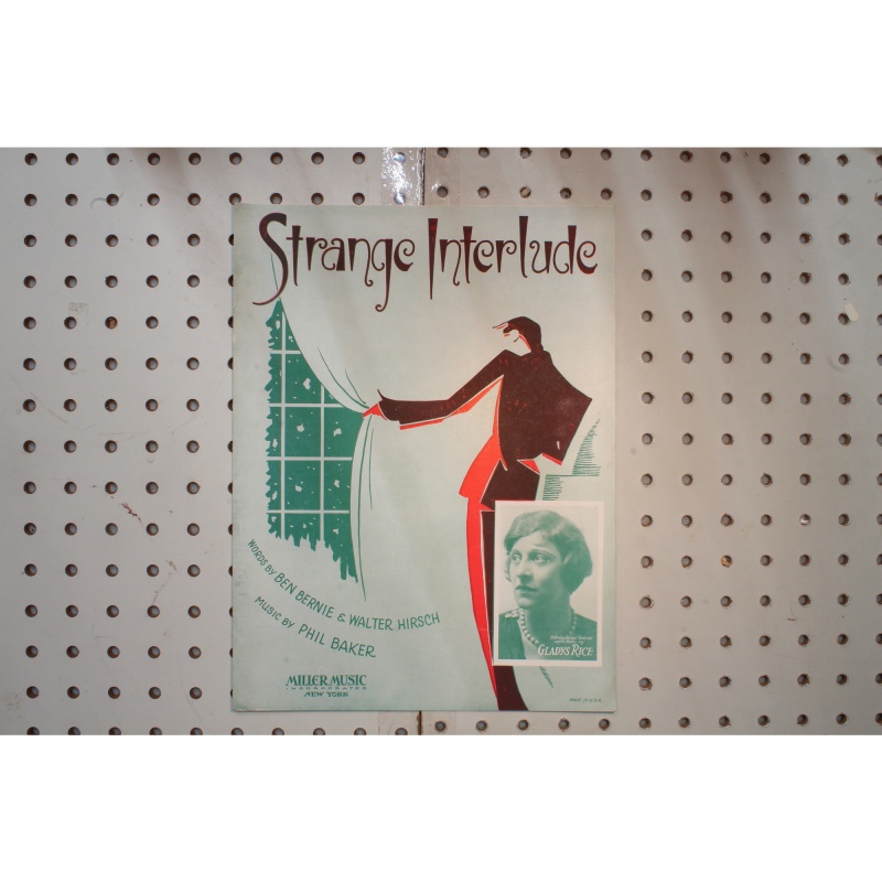 1932 - Strange interlude Gladys Rice - Sheet Music