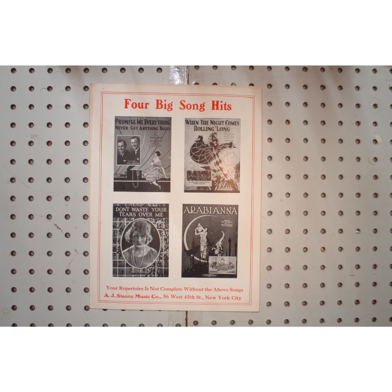 1924 - My day will come when your days gone - Sheet Music