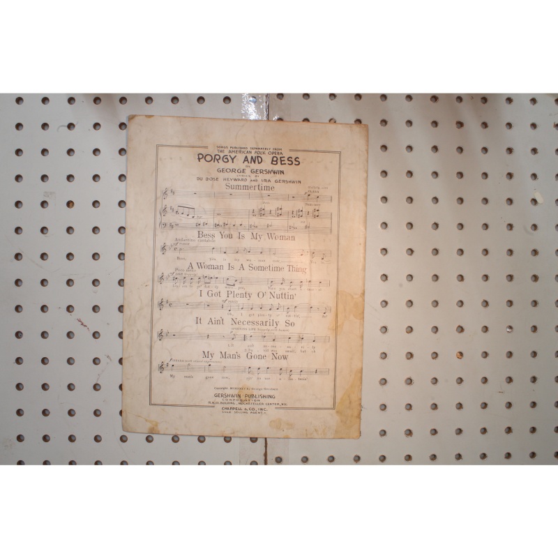 1935 - I got plenty of nuttin Porgy and Bess - Sheet Music