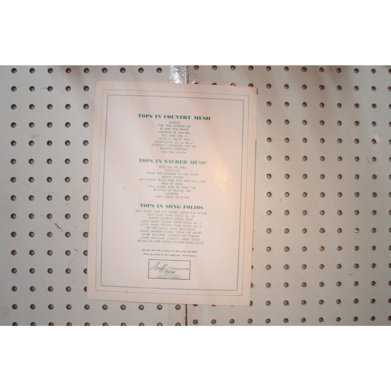 1952 - Your cheatin heart - Sheet Music