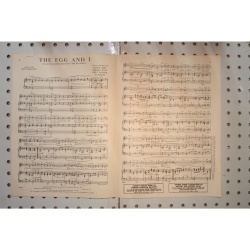 1947 - The egg and I - Sheet Music
