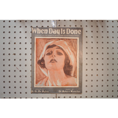 1924 - When day is done - Sheet Music