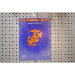1943 - The Marines hymn from the Halls of Montezuma - Sheet Music