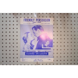1956 - Friendly persuasion Gary Cooper - Sheet Music